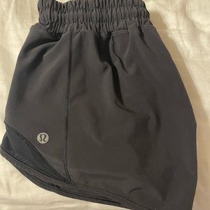 Black,slightly low rise, Lululemon Shorts so cute